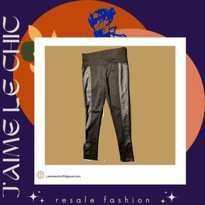 BCBGeneration Thick Fashion Leggings with Faux Leather Sides